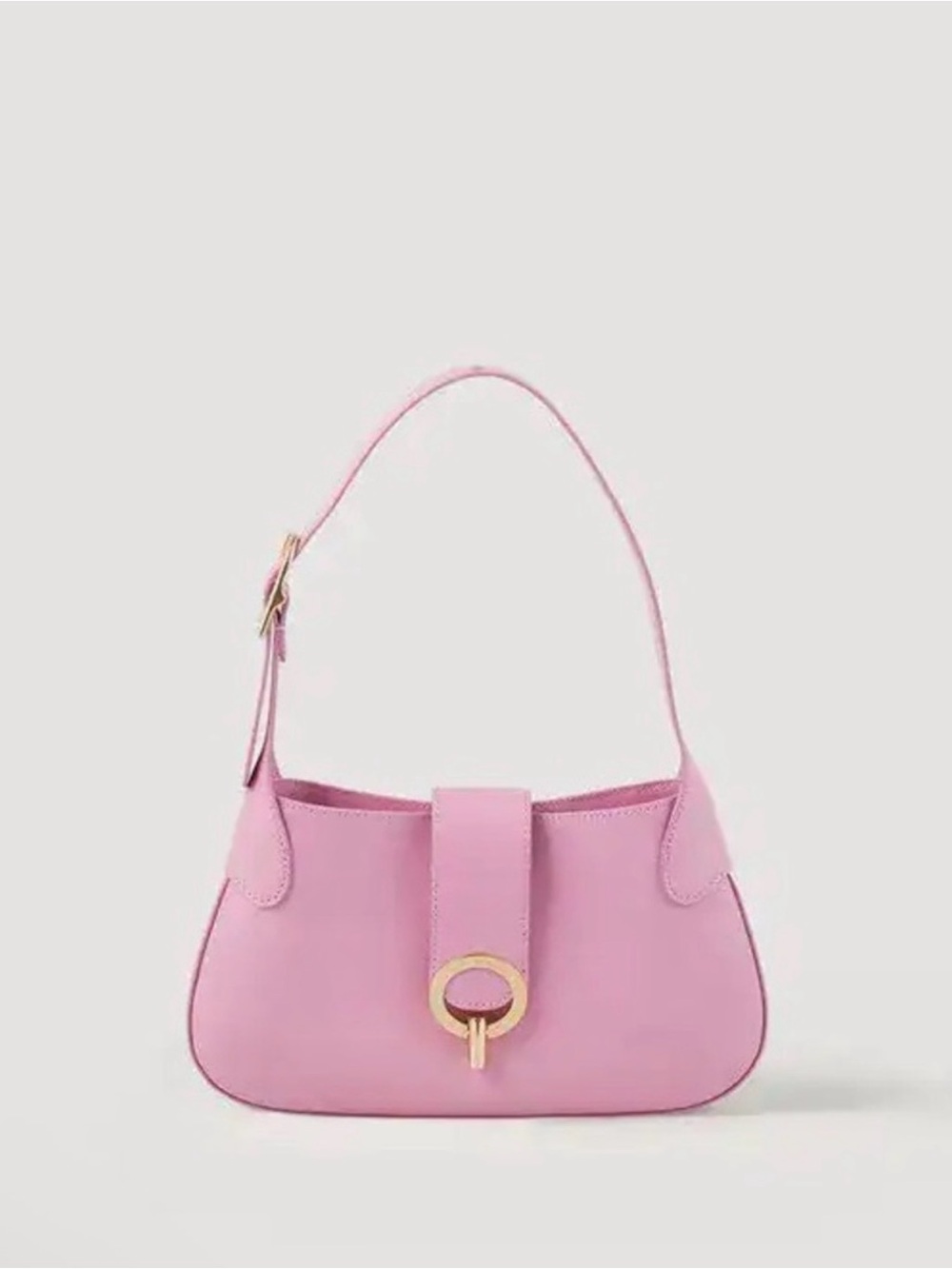 NWT Sandro Janet Leather Handbag in Sweet Pink
